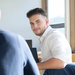 Zadkine Business College student in de les