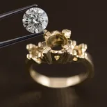 Chaton zetting grote diamant