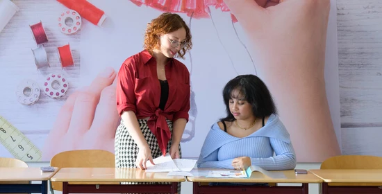 Studenten Business en Fashion mbo Zadkine