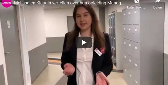 Melissa en Klaudia vertellen over hun opleiding Management Assistant