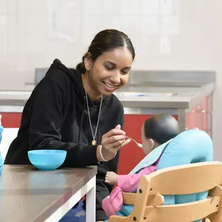 Studente opleiding kinderopvang
