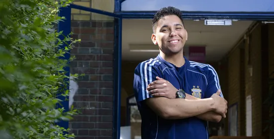 Josmar is student bij het Startcollege