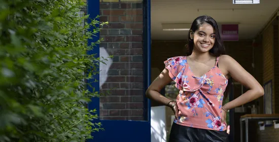Angelie is student bij het Startcollege