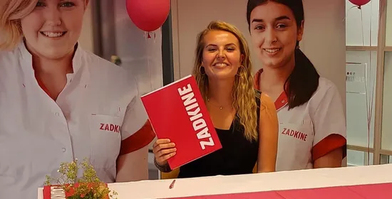 Carolien oud student VP geslaagd