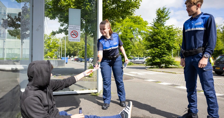 Studenten simuleren praktijk bij de Veiligheidsacademie