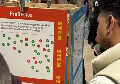 verkiezingsfestival 2025 bij Zadkine goede school die dat doet