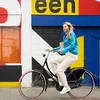Zadkine student fietst door Rotterdam