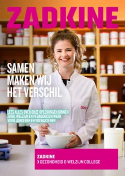 Cover van het Gezondheid & Welzijn College - Samen maken wij het verschil