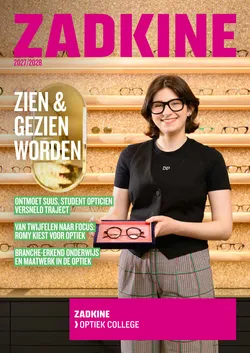 Cover van het Optiek College - Zien en gezien worden