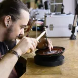 Silversmith Design student