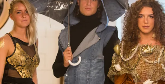 Studenten tijdens de Dutch Sustainable Fashion Week
