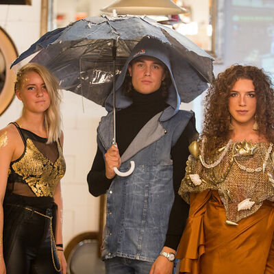 Studenten tijdens de Dutch Sustainable Fashion Week