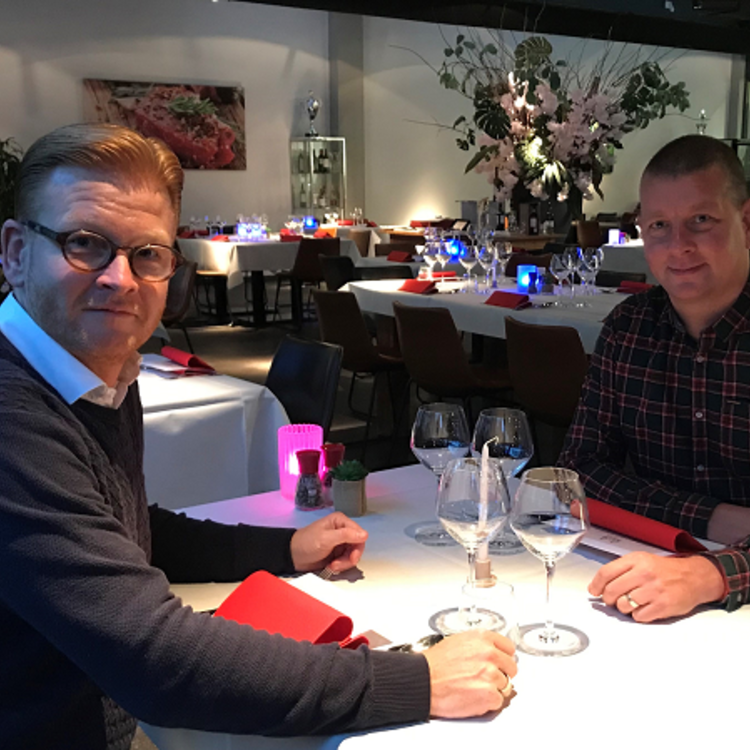 Marco Hugens en Remco Nefs, beide Studie- en Intake coördinator van de Zadkine Hospitality opleidingen