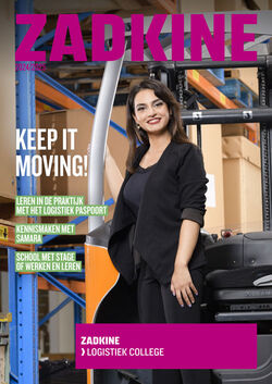 Cover van het Logistiek College - Keep it moving!